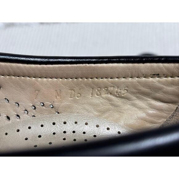 SAS Gentle Step Shoes Womens Size 7 Black Leather Penny Loafer Comfort Slip On - Picture 7 of 10